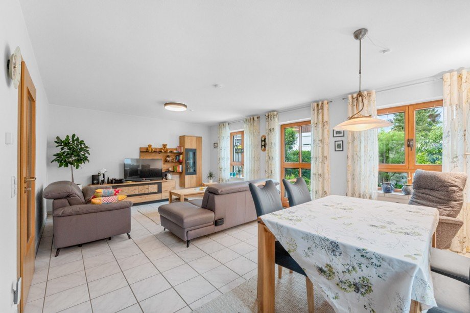 Wohnzimmer Doppelhaush�lfte Erding