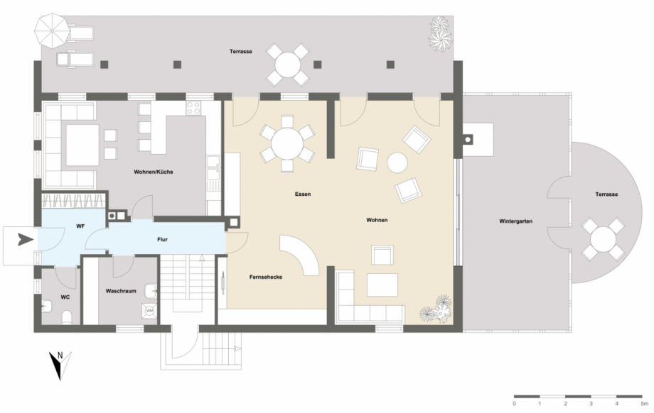 Grundriss_Erdgeschoss Einfamilienhaus K�nzing