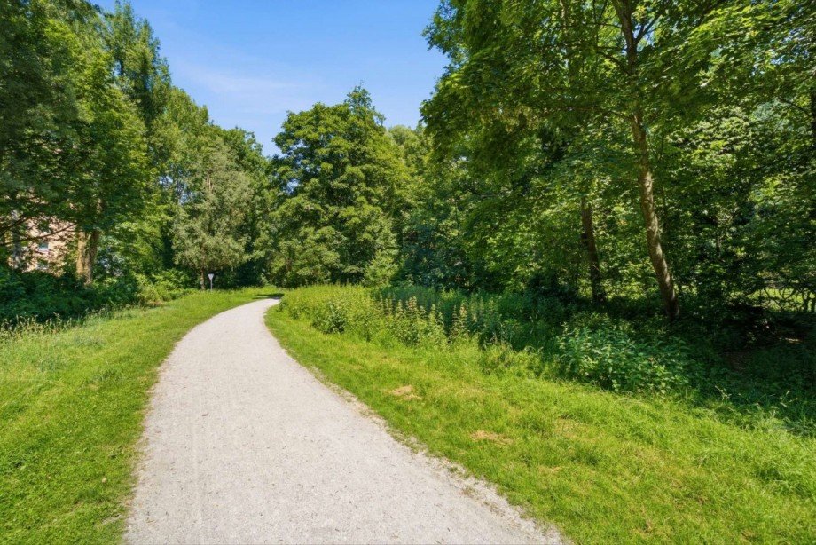 Park hinter dem Haus Etagenwohnung M�nchen