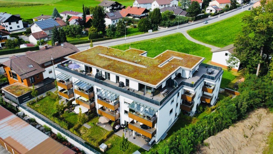 Drohnenaufname Etagenwohnung Deggendorf
