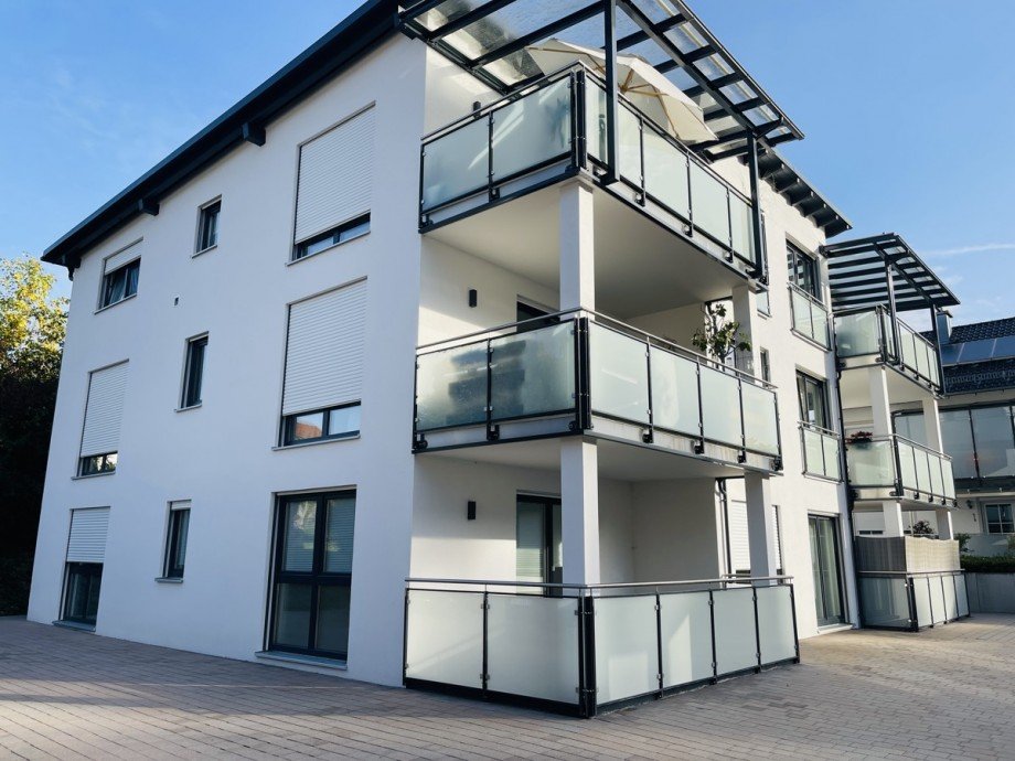 Terrassenbereich Etagenwohnung Deggendorf