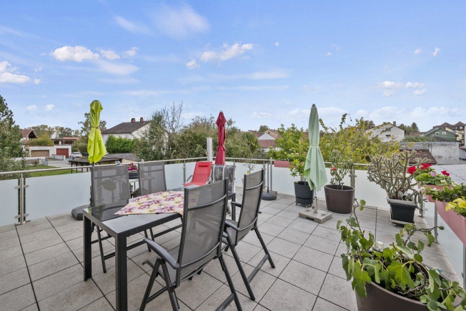 Terrasse Etagenwohnung Plattling