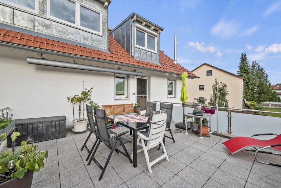 Terrasse Etagenwohnung Plattling