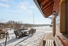 Terrasse Nat�rlich wohnen | Neuwertiges Einfamilienhaus in Holzbauweise und weitl�ufigem Grundst�ck