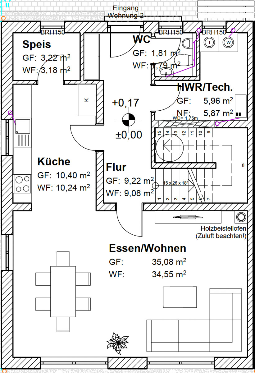 EG Doppelhaush�lfte Schwarzach