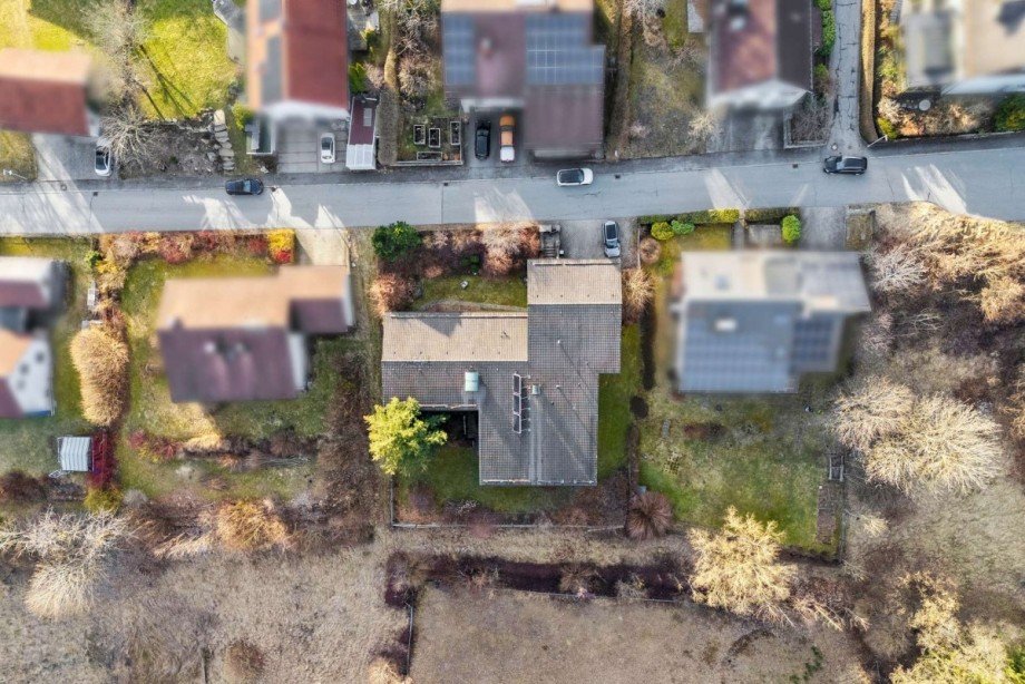 Vogelperspektive Einfamilienhaus Grafenau