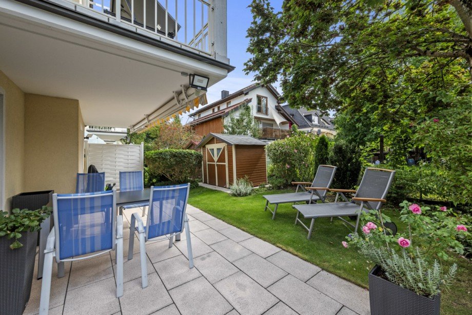 Gartenbereich Erdgeschosswohnung M�nchen