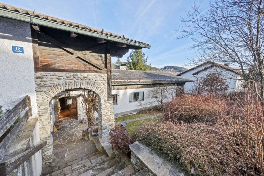 Eingangsbereich/Vorgarten Einfamilienhaus Grafenau