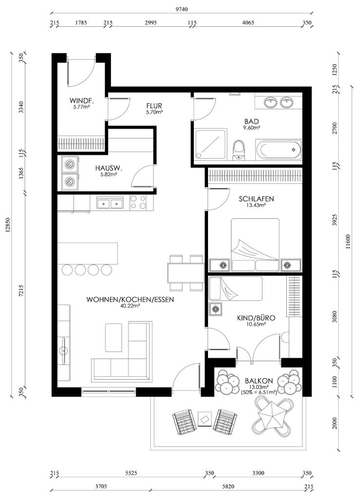 1. OG Etagenwohnung Deggendorf