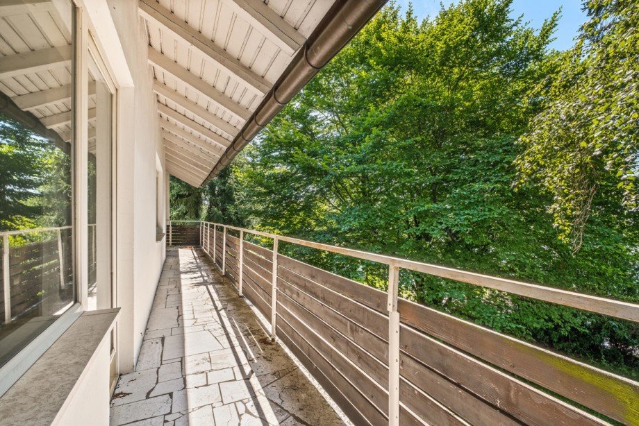 Balkon Einfamilienhaus Regen