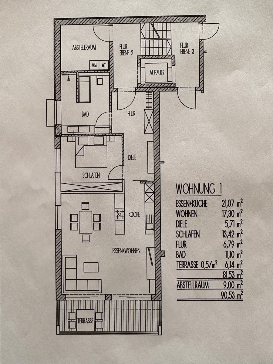 Grundriss Heide34 Etagenwohnung Deggendorf