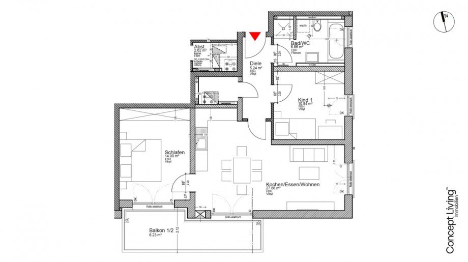 Grundriss Etagenwohnung Deggendorf