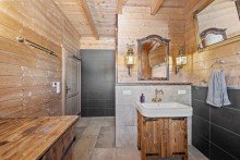 Badezimmer Nat�rlich wohnen | Neuwertiges Einfamilienhaus in Holzbauweise und weitl�ufigem Grundst�ck