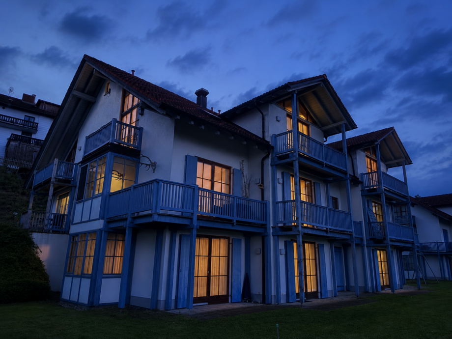 Abendstimmung Erdgeschosswohnung Sch�fweg
