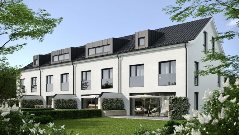 �bersicht Eching Reihenhaus Gro�z�giges REH mit viel Platz und sonnigem Garten in Bestlage von Eching