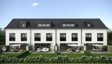 Frontansicht Gro�z�giges REH mit viel Platz und sonnigem Garten in Bestlage von Eching