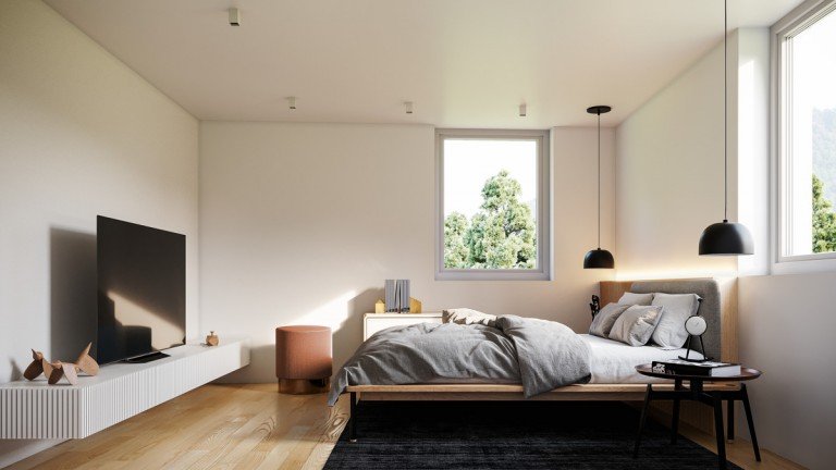 Schlafzimmer Deggendorf Etagenwohnung Charmant und Stilvoll: Gro�z�gig geschnittene 3-Zi-Neubauwohnung mit optimaler Anbindung