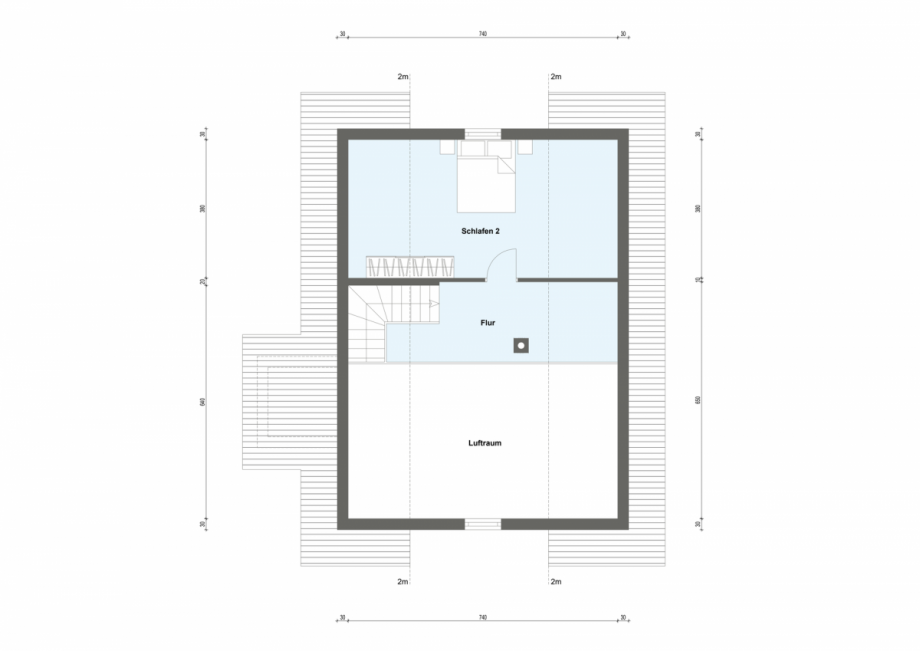 Grundriss Galerie Einfamilienhaus Iggensbach