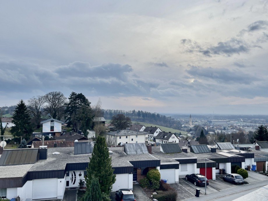 Ausblick �ber DEG Dachgeschosswohnung Deggendorf